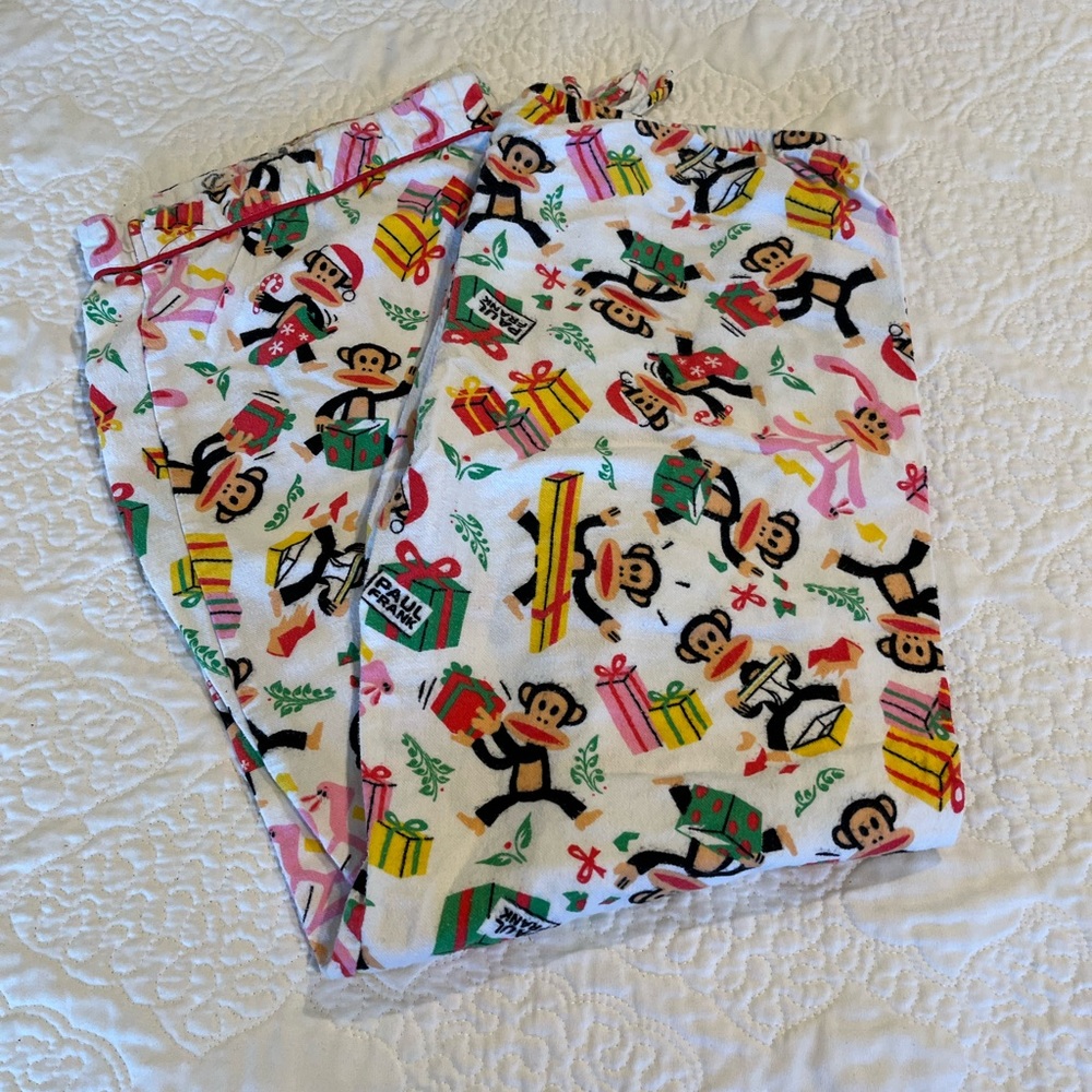 Vintage Paul Frank flannel PJ bottoms. Size small.